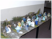 Il Presepe ha abbellito il bar dell'oratorio per tutto il periodo natalizio